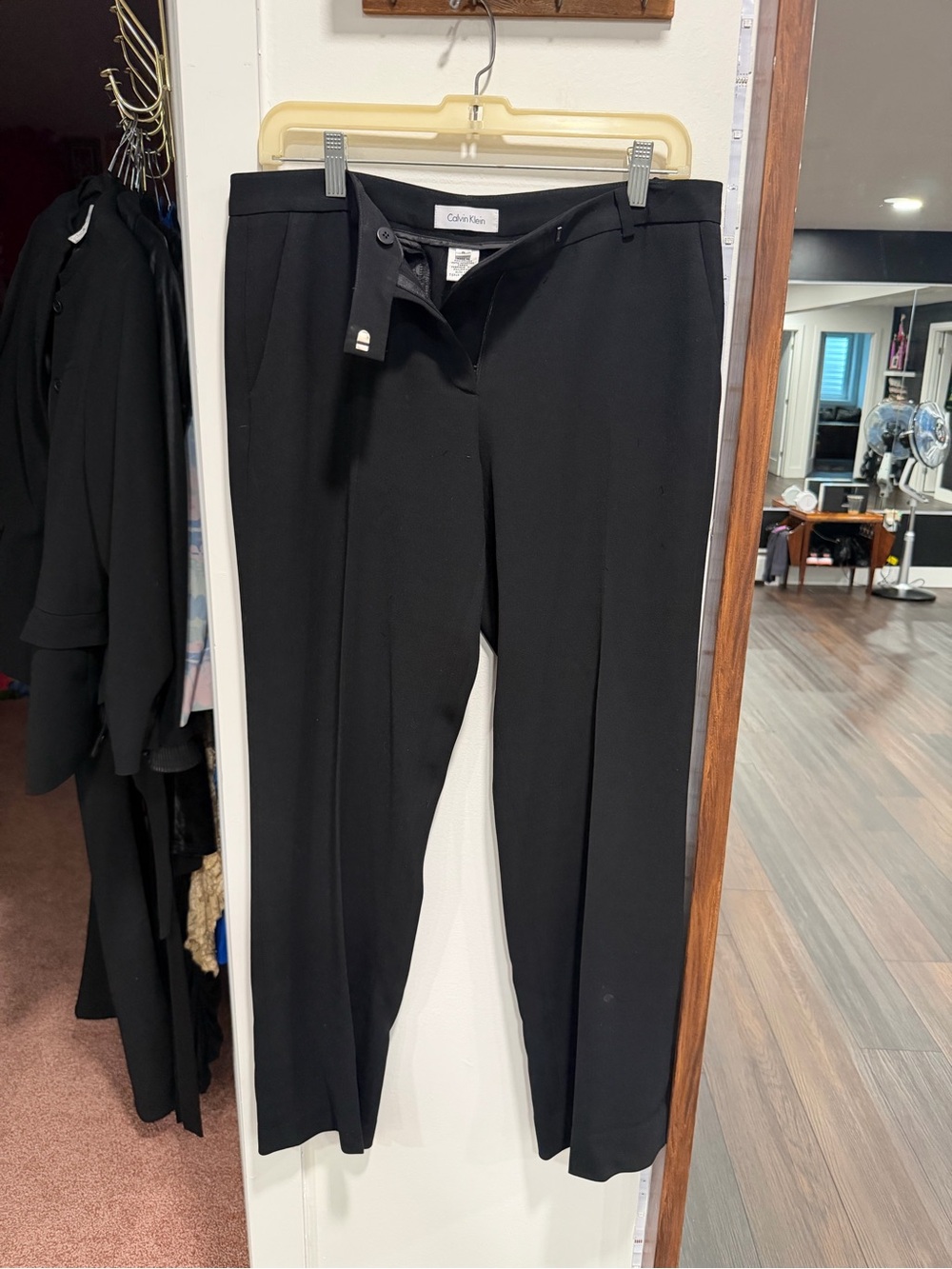 Calvin Klein Black Women's Dress Pants - Straight Leg